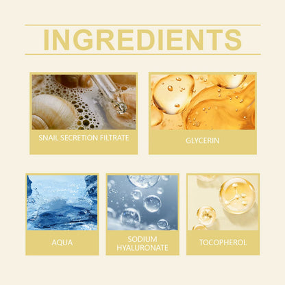 Revitalize Your Skin with 100ml Snail Mucin - Whitening, Moisturizing, Anti-Aging & Acne Mark Solution
