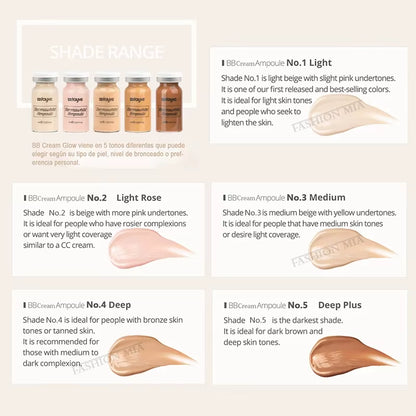 Stayve 8Ml BB Cream Glow Starter Kit Peptide Niacinamide Moisturising Nourishing Foundation Cream Face Skin Care